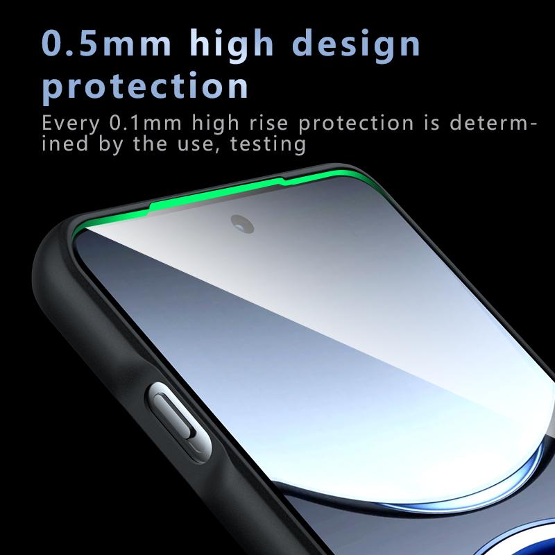 Для чехла Oppo Find X8 Pro Матовый Magsafe Ударопрочный Встроенный угол с воздушной подушкой Не желтеющий материал Мягкий чехол