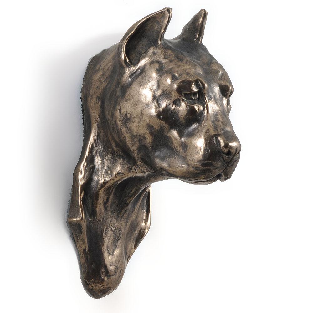 Amerykański Staffordshire Terrier, Amstaff, Amstaf Iii - Statuetka Psa, Wiszące Popiersie, Unikatowa Ozdoba Dla Miłośnika Psów Marki Art-Dog