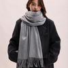 Tassel Imitation Cashmere Scarf Korean Style Women Shawl Elegant Long Wool Scarf  Student