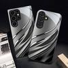 Стеклянный чехол для телефона с текстурным принтом, гладкий, подходит для Samsung Galaxy S26 S25 S24 S22 S21 S20 FE/Ultra/Plus, жесткий чехол