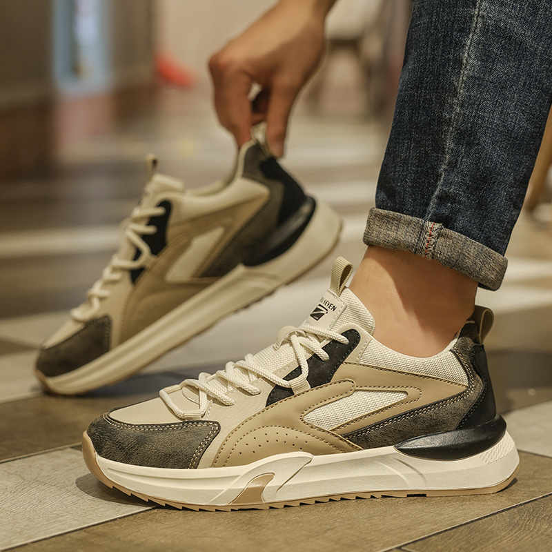 Fashion With Ties Road Shoes Breathable Men Running Flat Sneakers For Mens Sports Vip Trending Products Top Comfort Tenus