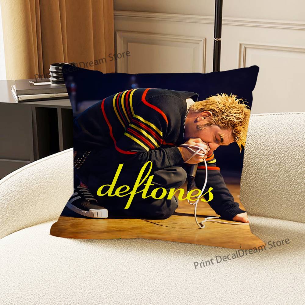 DDeftones Pillow Case For Sofa Decor Car Office Room Printing Cushion Cover Decorations and Protector