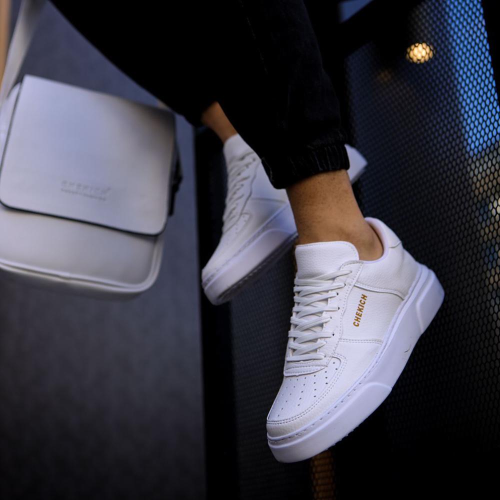 Chekich Мужская обувь черного цвета из искусственной кожи на шнуровке Осенний сезон Кроссовки Повседневная тенденция 2023 года Спортивная воздушная белая подошва CH087s Повседневная CH087
