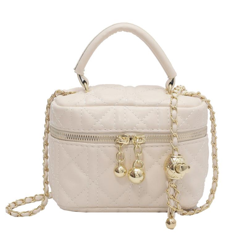 Spring and Summer New Mini Rhombus Chain Bag Versatile Shoulder Messenger Bag Lipstick Bag Women