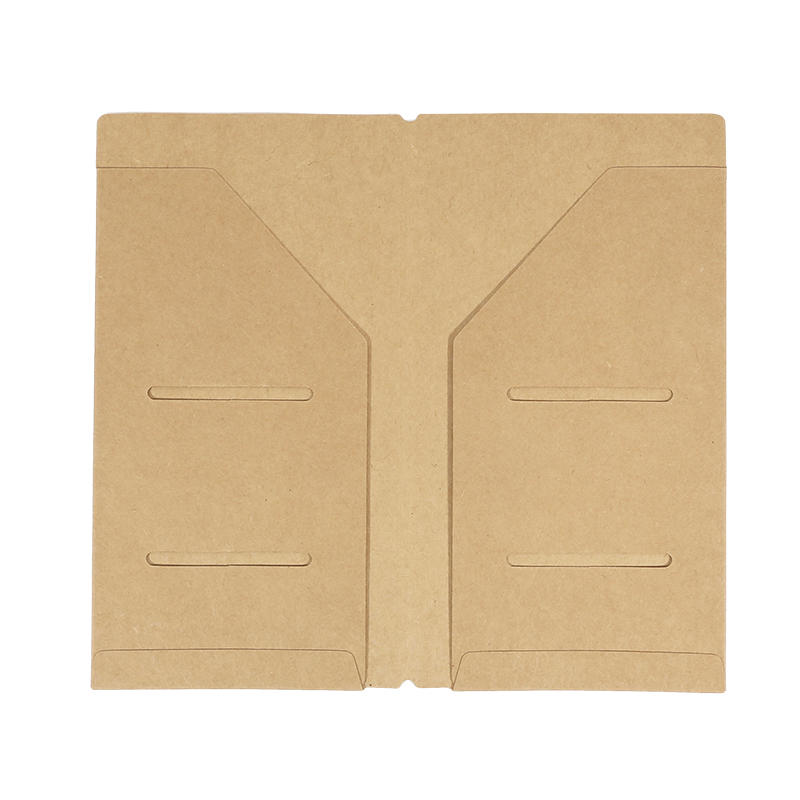 Kraft Paper Storage Bag Traveler's Notebook Journal Diary Plug-in Type File Holder Card Storage Bag Tickets Pocket