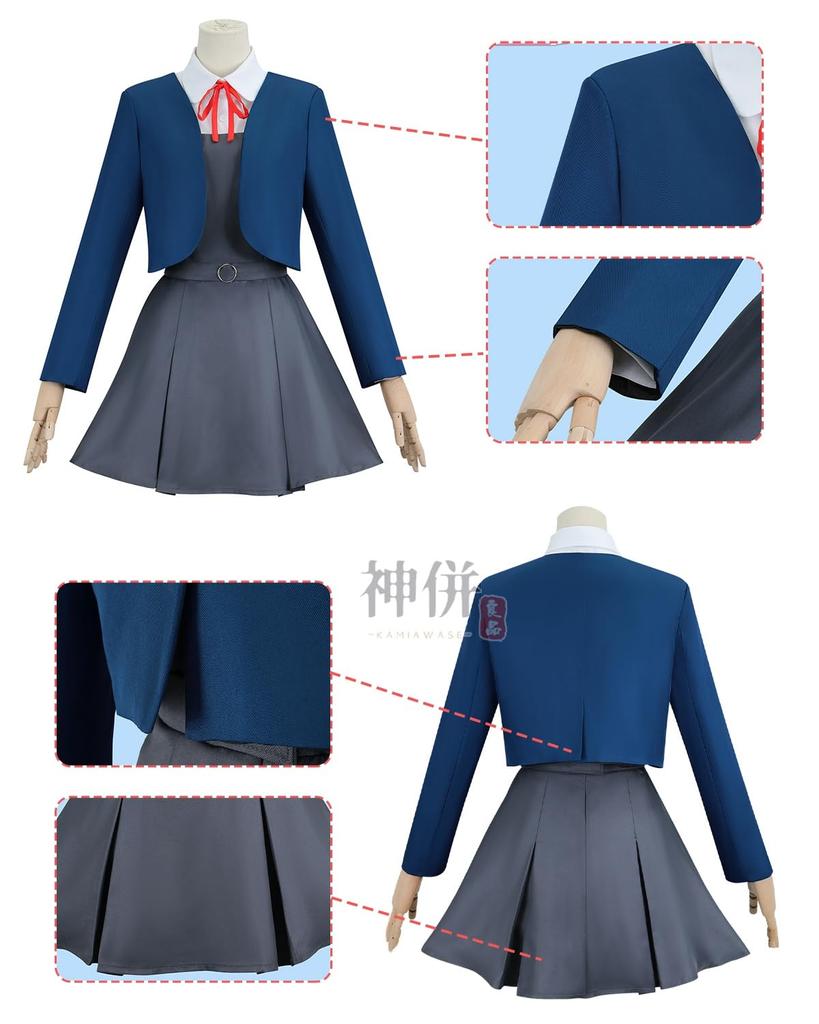 Karaka Косплей с носками Югаока Старшая школьная форма Любовь Косплей Костюм Взрослый костюм Культурный фестиваль Событие Костюм Сценическая одежда Тан Кеке