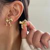 Design Sweet and Cool Style Bow Knot Earrings Women's Simple Elegant Jewelry Gifts Dropshipping