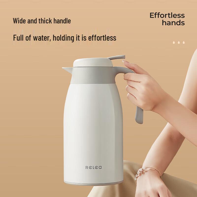 RELEA 316L Stainless Steel Press-Type Thermal Carafe