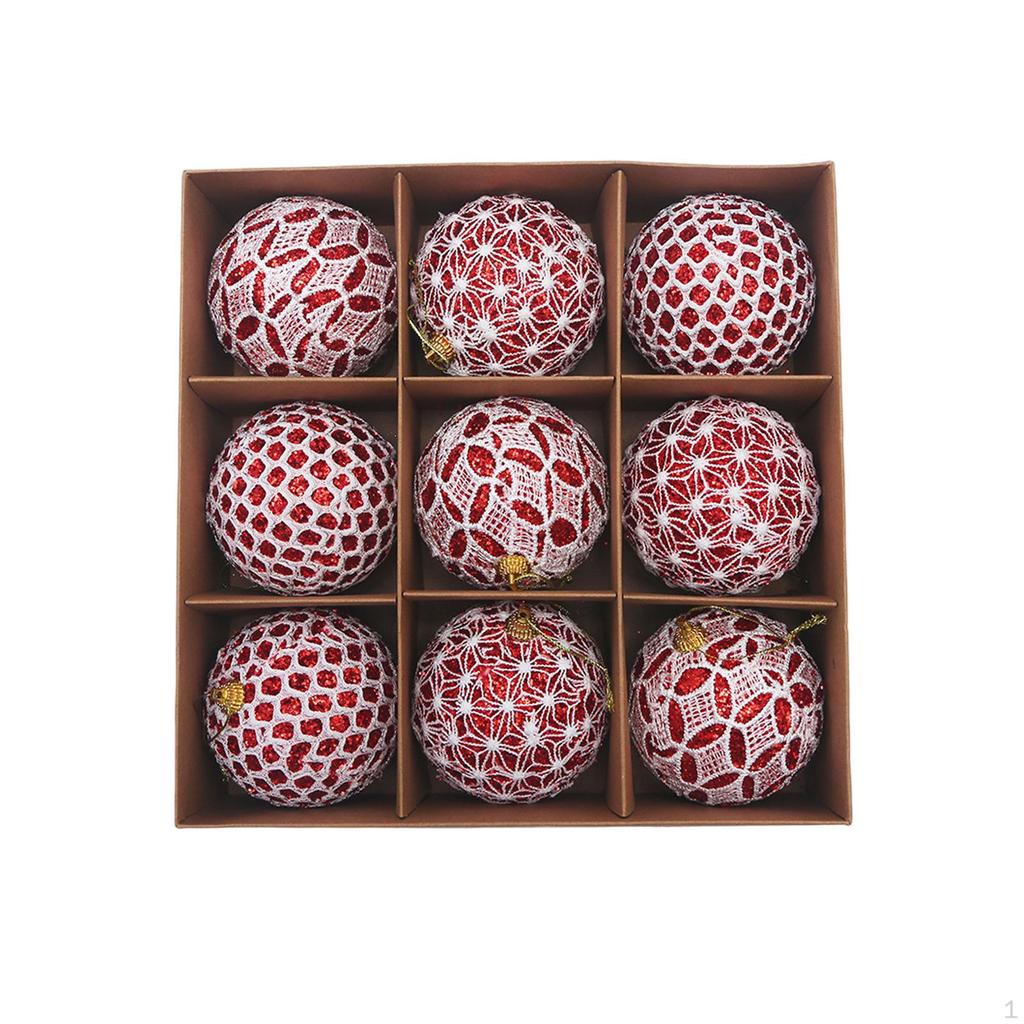 9 Christmas Ornaments for Tree Decorations Party Favors Hanging Accessories Bedroom Bar