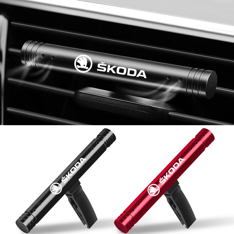 xvkdr8 Car Perfume Air Freshener Outlet Vent Air Conditioning Clip For Skoda octavia 3 2 superb 3 kodiaq Fabia Kamiq Karoq Accessories