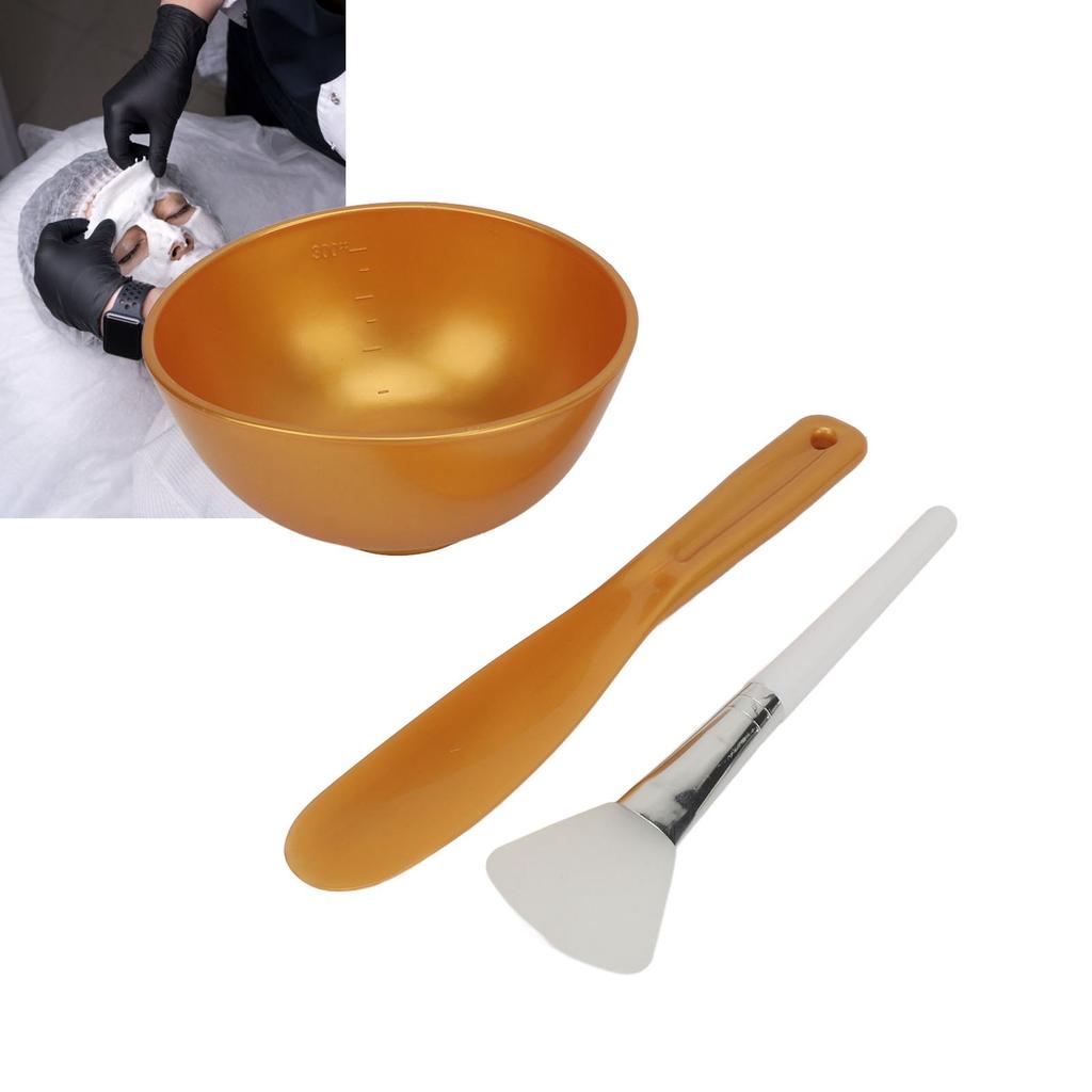 Набор мисок для смешивания силиконовых масок для лица со скребком для кисточек, легко чистящаяся многофункциональная чаша для маски для лица