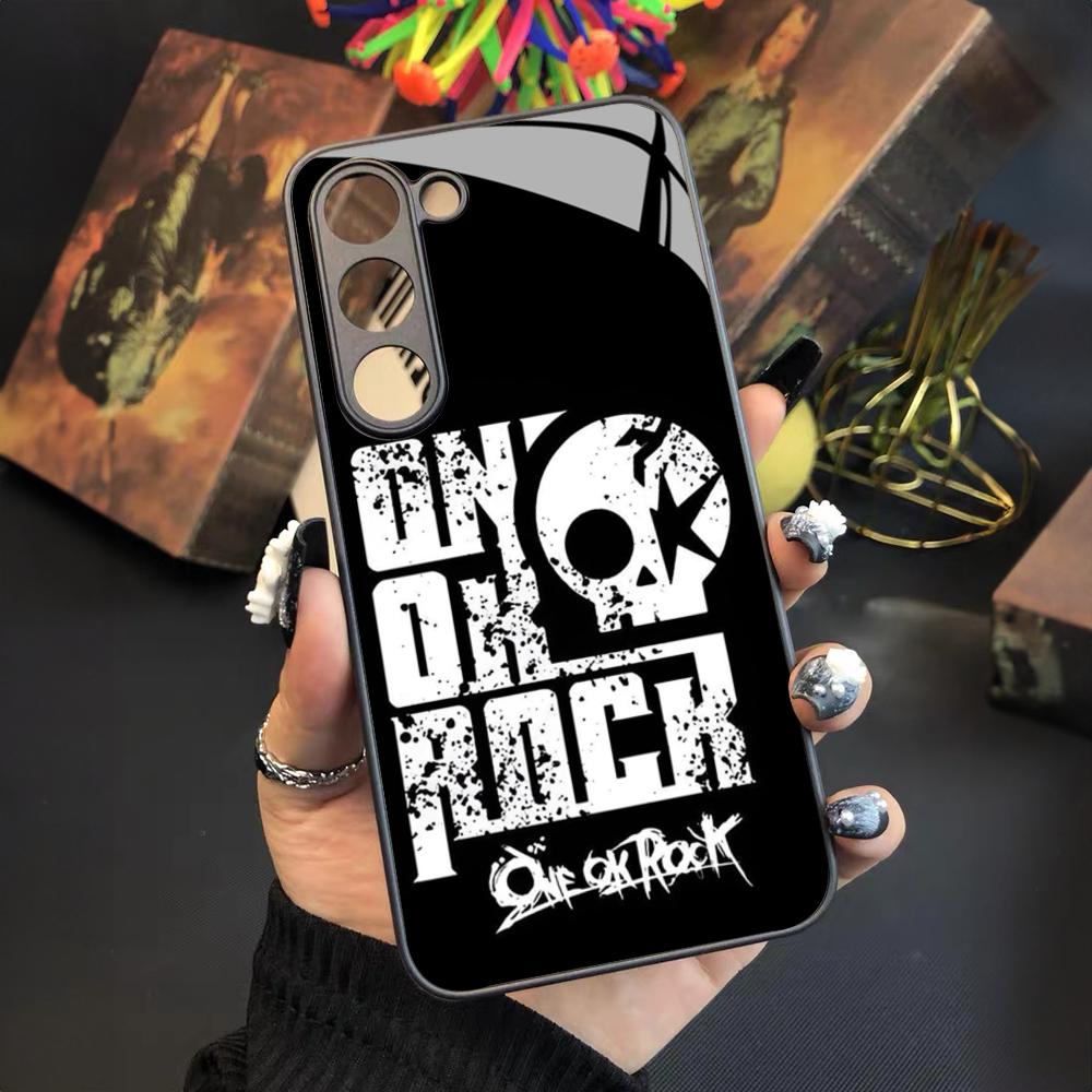 Japan Band ONE OK ROCK Phone Case For Samsung Galaxy S25 S24 S23 S22 S20 S21 Note20 Ultra Plus Fe Colored Silver Cover