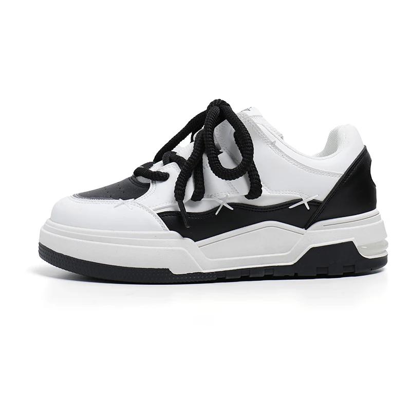 2024 Новая модная спортивная обувь Мужская персонализированная вулканизированная обувь Мужская повседневная модная удобная универсальная спортивная обувь для мужчин