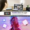 Magnetic RGB Video Light, Colorful LED Camera Lights with Mini Ball Head/2500K-9000K/2000mAh Rechargeable Portable Photography Selfie Lighting
