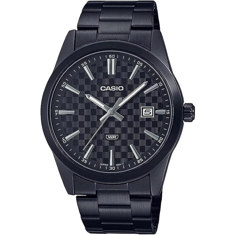 Casio КОЛЛЕКЦИЯ Мод. ДАТА - ВИД КАРБОНА - ЧЕРНЫЙ MTP-VD03B-1AUDF