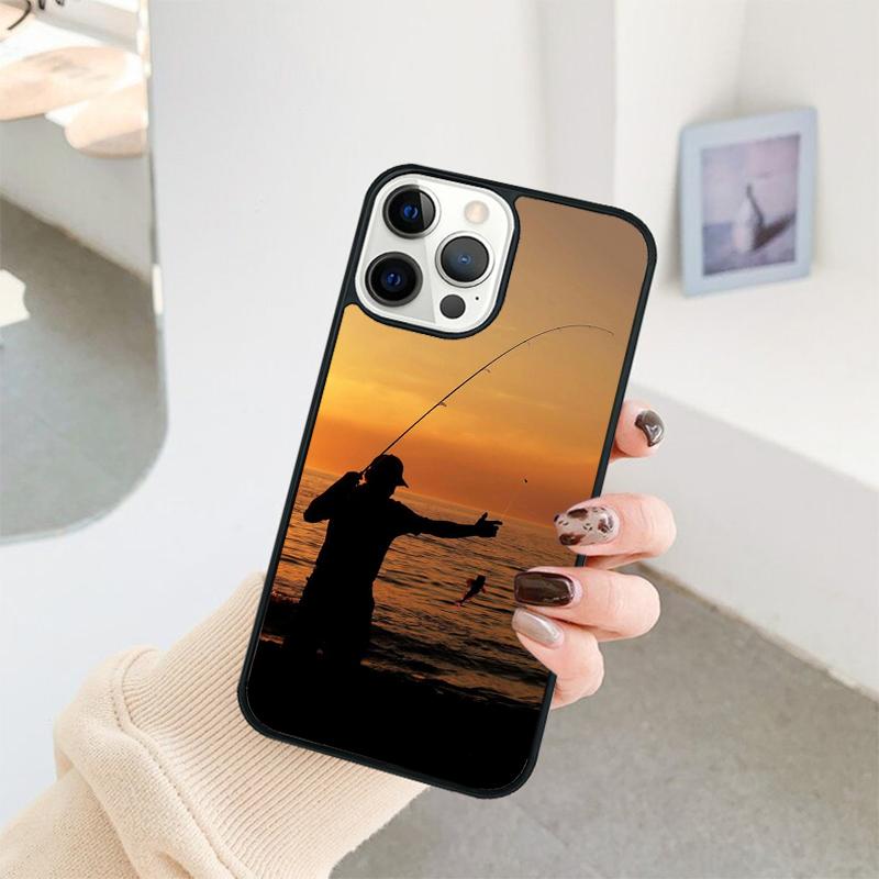 Чехол для телефона Рыбак Рыбалка Для iPhone 17 Air 16 15 14 11 12 13 Pro MAX Plus coque Чехол Оболочка
