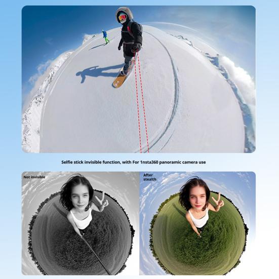 Палка для селфи Регулируемый удлинитель Очень длинная Компактный дизайн Портативный Аксессуары для палки для селфи для экшн-камеры