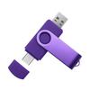 Вращающаяся флешка USB двойного назначения: 32 ГБ, 16 ГБ, 8 ГБ Высокоскоростной Подарок для Бизнеса