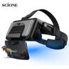 AR Glasses 3D VR Headphones Augmented Virtual Reality 3D Glasses Cardboard VR Headsets For 4.7-6.3 Inch Phone For VR AR-X Helmet