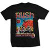 Футболка Rush Us Tour Neil Peart Geddy Lee Alex Lifeson, футболка унисекс