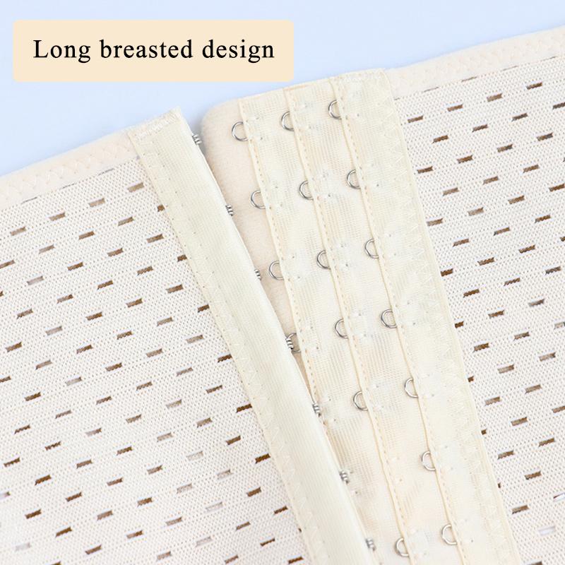 Пояс для живота, женский пояс для талии и живота, дышащий полый пластиковый пояс с тремя рядами пряжек, корректирующая одежда для спорта и коррекции фигуры, пояс для коррекции фигуры