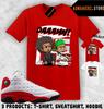 Футболка в тон AJ 13 Chicago 2026 Match Sneaker The Boondocks Damn T-shirt