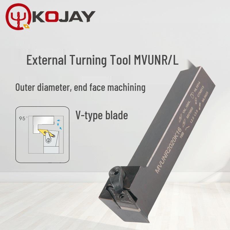 Оригинальный composite держатель инструмента KOJAY MVUNR2020K16 для ЧПУ для наружной и задней обработки