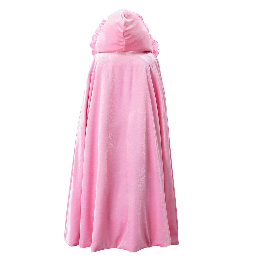 Christmas Frozen Princess Cloak Out Shawl Girls Aisha Autumn Winter Kids Aisha Cloak