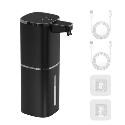 Автоматический дозатор мыла Без касания Водонепроницаемый IPX5 USB-перезаряжаемый 4-уровневая регулировка объема Дозатор мыла с непрерывным потоком 10 секунд