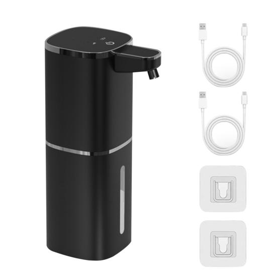 Автоматический дозатор мыла Без касания Водонепроницаемый IPX5 USB-перезаряжаемый 4-уровневая регулировка объема Дозатор мыла с непрерывным потоком 10 секунд