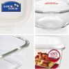 Lock&Lock 2-Piece Heat-Resistant Glass Food Container Set