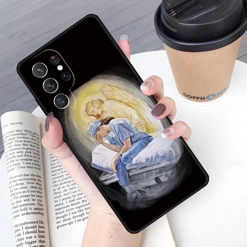 Медицина Врач Медсестра чехол для телефона Обложка Для Samsung Galaxy S24 S25 Ultra S21 S22 Ultra S10E Note 10 Plus Note 20 FE S23