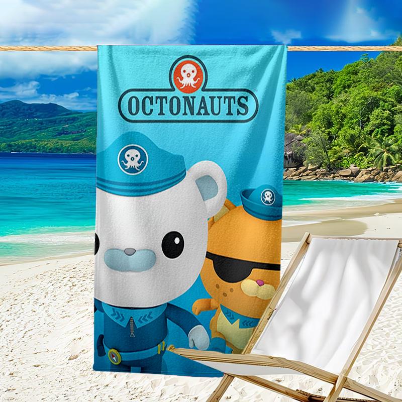 Ultra-Soft Beach Towel with Octonauts Theme,Ideal for Pool - Camping, Diving - Perfect Travel Essential, Vibrant Beach Towel.