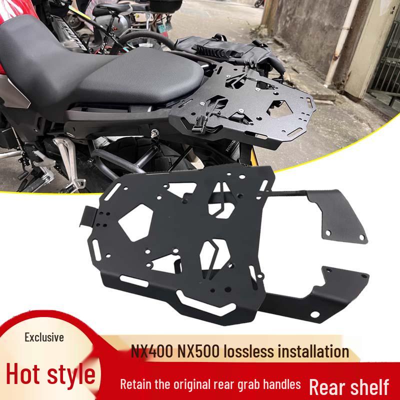 Задний багажник и кронштейн для кофра на Honda NX400/NX500 - Неповрежденный мотоаксессуар