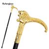 Роскошная золотая трость с ручкой льва, модная трость для вечеринки, декоративная трость, элегантная ручка-трость, трость 95 см