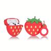 3D Strawberry Cute Cartoon Earphone Case for Airpods 3 2021 Shockproof Silicone Soft Charging Box Cover for Airpods 1 2 Pro