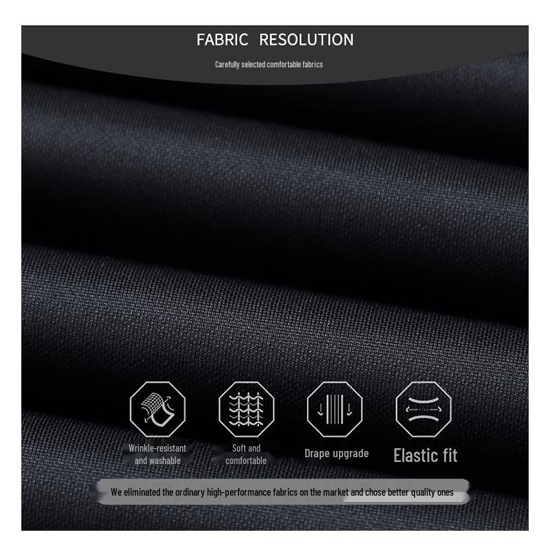 Playboy Men's Summer Ice Silk Stretch Casual Straight-Leg Pants