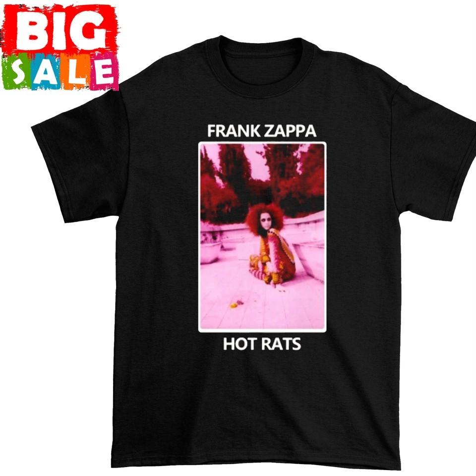 Frank Zappa Hot Rats Redrawn shirt Black S-234XL Shirt E406