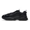 Fila Ткань Синтетическая кожа ТПУ Свиная кожа Модные Амортизирующие Износостойкие Низкие Кроссовки Папы Мужские кроссовки Черный F12M216101FBK