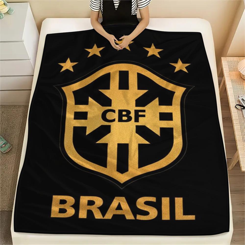 1Pc Chesterfield F.C Print Flannel Blanket, High quality Comfortable for All Seasons, Home Decor, Warmth and Comfort, Perfect for Christmas GiftS