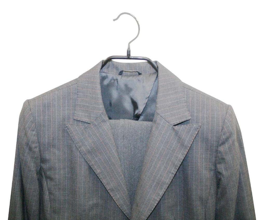 MAWA Hangers for Suits and Coats with Body Foam L 4401 Non-Slip Bar, Women's L/Men's Size, 5-Pack, Black,
