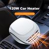 Car Heater Fan 120W DC 12V Car Heater Electric Heating Auto Windshield Defroster Defogging Demister Car Anti-Fog Heater