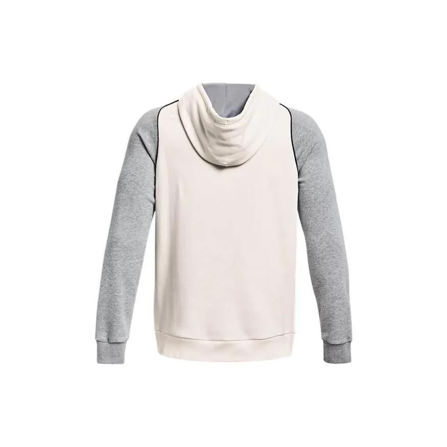 Under Armour Rival Sweatshirts Men's White Hooded Moderate Regular (Unisex) Sweatshirts 1373831 112