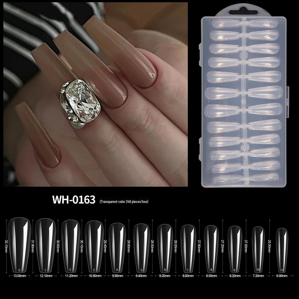 Ультратонкие бесшовные типсы для нейл-арта: Полный или половинный стержень, легко наносится, не требует измельчения