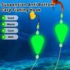 1 PCS Luminous Reverse Off Bottom Double Hook Line Set Reverse Fishing Hook Subline Teaser Fishing European Carp Inverted Rig