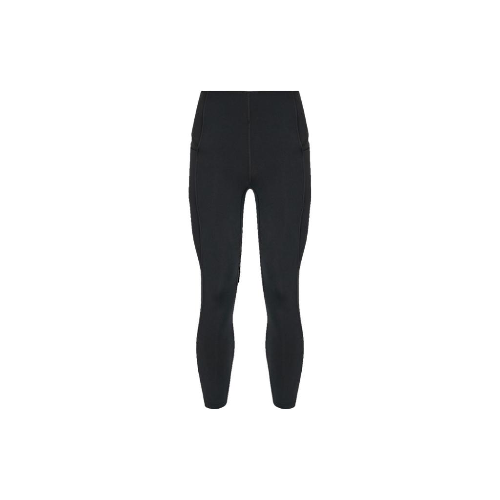 Under Armour Meridian High Waist Solid Color Tight Nine-Point Fitness Pants Women Bottoms Black 1377080-001