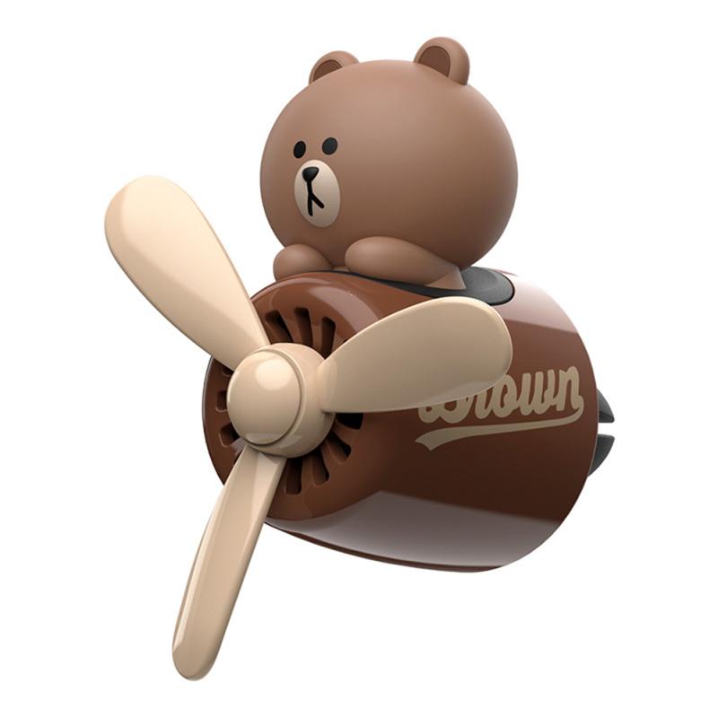 Новый! Автомобильные освежители воздуха, милый мультфильм, животное, пилот, автомобильный вентилятор, креативный автомобильный парфюм