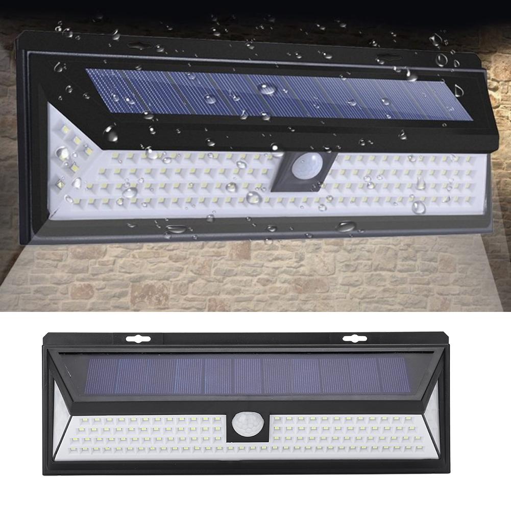 Солнечный настенный светильник с датчиком движения, светодиодный светильник на солнечной батарее для охраны сада, наружное освещение типа A