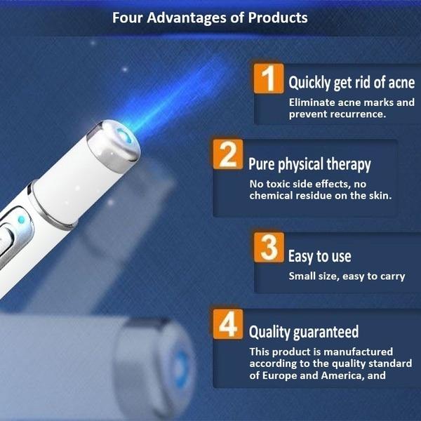 Удаление морщин, акне, лазерная ручка, удаление пятен на коже, лечение ластиком, портативная терапия синим светом