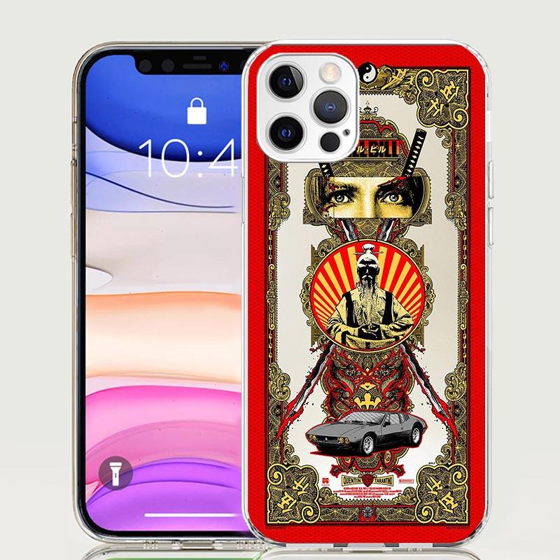 Чехол для телефона Kill Bill Для iPhone 17 Air 16 15 Plus 11 14 Pro Max 13 Mini 12 7 8 + SE Узор Арт Индивидуальная Крышка 17 Air 16 15 Pl